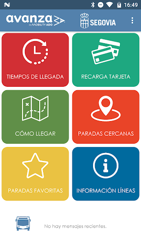 Vista previa de la aplicación