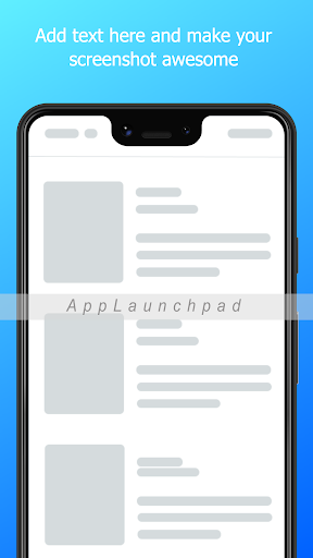 Android application instantTes screenshort