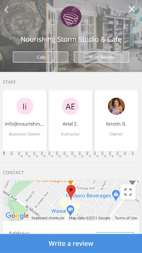 Android application Nourishing Storm Wellness Co screenshort