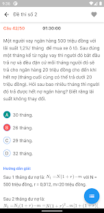 Thi Hay - u00d4n Thi THPT Quu1ed1c Gia 7.0.2 screenshots 6