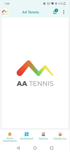 Android application AA Tennis screenshort