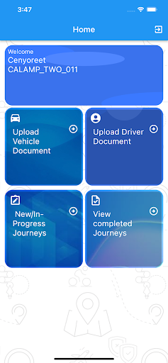 Driver App Screen 2