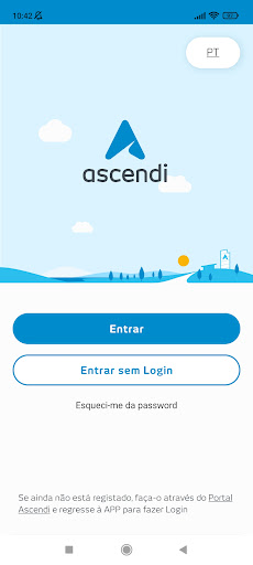 Android application APP Ascendi screenshort