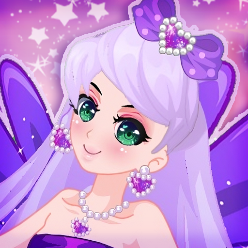 Dress Up Angel Anime Girl Game logo