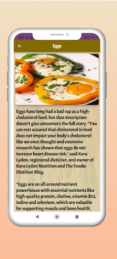 Foods for health Screen 3