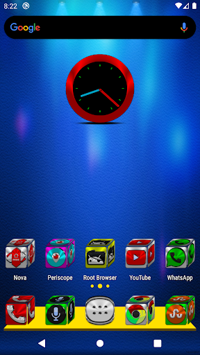 Android application Cube Icon Pack screenshort