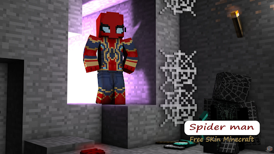 Skin MCPE Spider Man Skin Mod