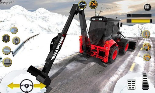 Snow Heavy Excavator Rescue 4