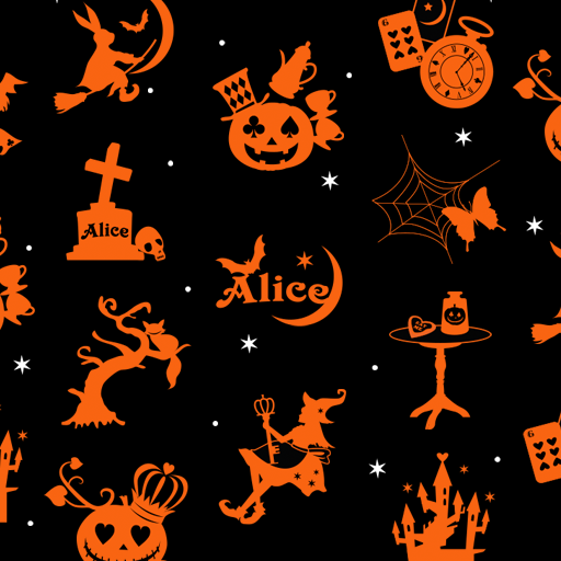 Alice in Halloween Land Theme logo