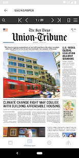 The San Diego Union-Tribune Screenshot