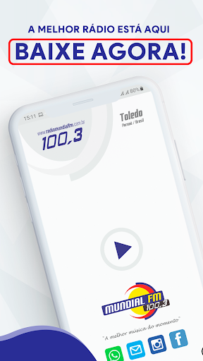 Rádio Mundial FM de Toledo Screen 2