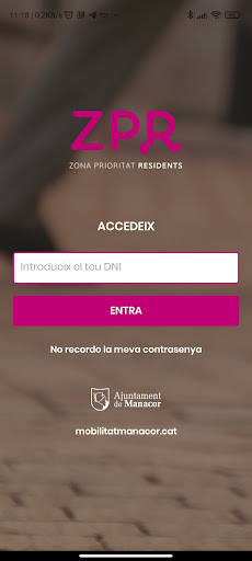 Android application ZPR screenshort