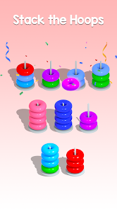 Imágen 6 Color Hoop : Ring Sort ASMR 3D android
