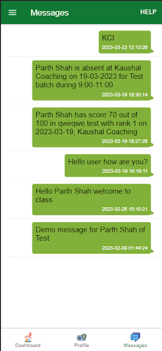 Kaushal Coaching Screen 2
