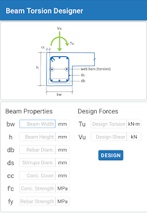 Beam Torsion Designer (DEMO) 1.1 APK screenshots 5