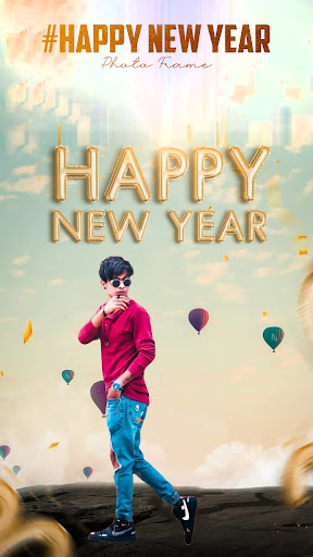 Android application Happy New Year Photo Frame screenshort