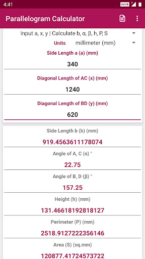 Parallelogram calculator deals
