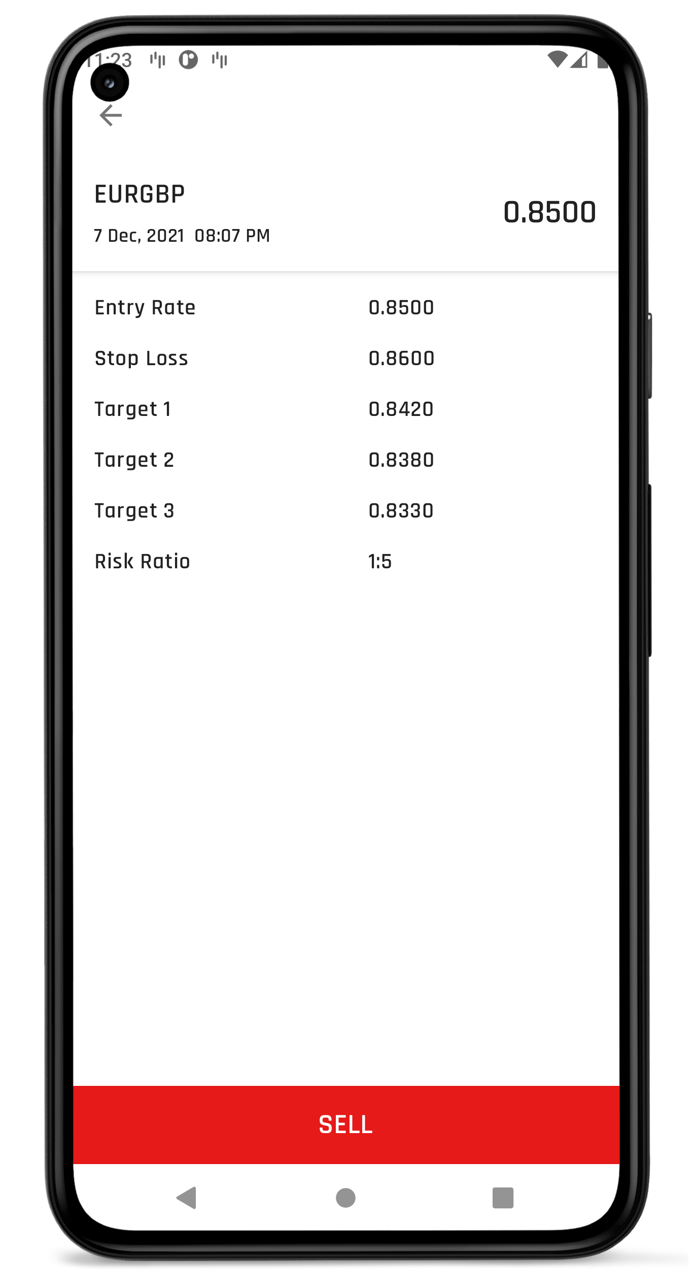 Android application Forex Signals - FX Genie screenshort