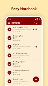 Notepad - Notes and Notebook