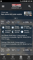 screenshot of KSLA First Alert Weather