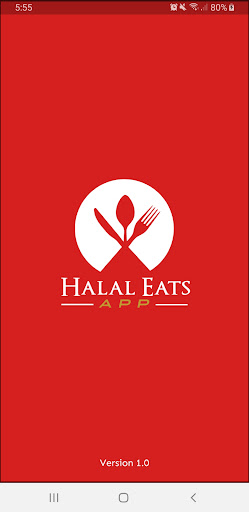 Android application Halal Eats App screenshort