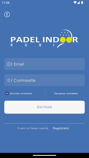 Android application Pádel Indoor Rubí screenshort