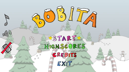 Android application Bobita Xmas screenshort