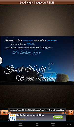 Good Night SMS With Images
