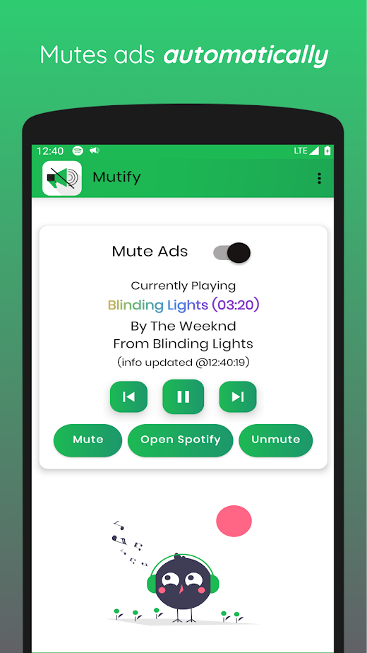 mute Spotify ads