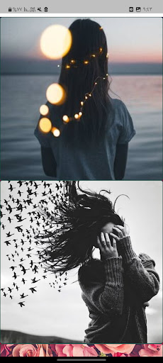 Android application aesthetic wallpapers for girls screenshort