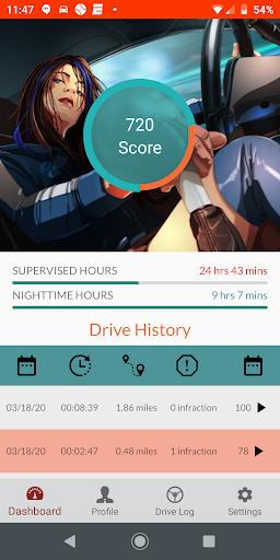 Android application Karching Driver Education screenshort