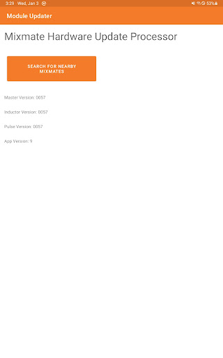 Mixmate Machine Updater Screen 3