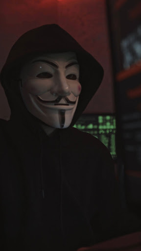 Android application anonymous mask wallpaper screenshort