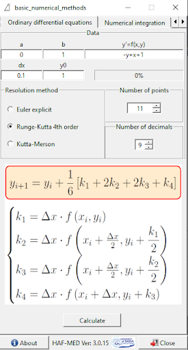 Basic Numerical Methods Screen 3