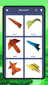 Origami aircraft, paper  screenshots 1