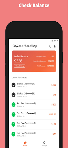 Android application Spean Luy for Merchant screenshort