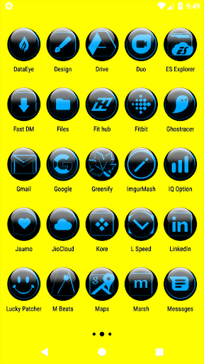 Blue Glass Orb Icon Pack screenshot 2