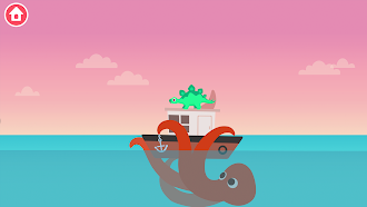 Game screenshot Динозаврик в Патрульной Лодке hack