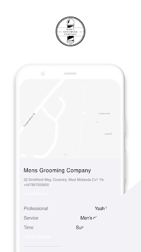 Android application Mens Grooming Company screenshort