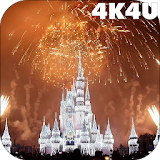 Magic Castle Fireworks Live Wallpapers icon