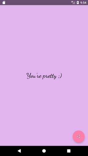Android application Tell Me I'm Pretty screenshort