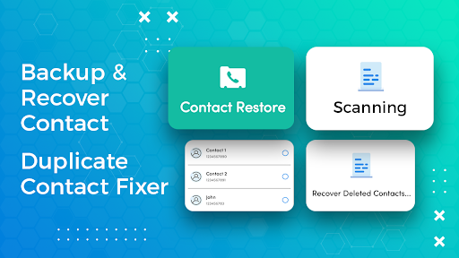 Android application Deleted Contact Recovery App screenshort