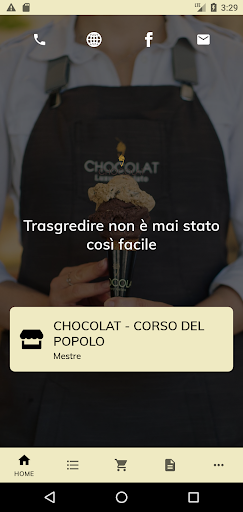 Android application Chocolat Luxury Gelato screenshort