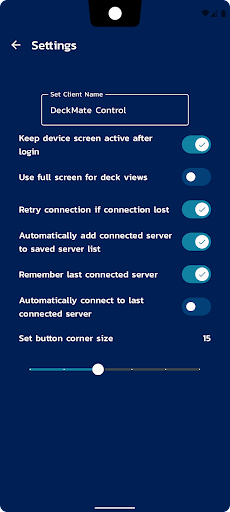 DeckMate Control for SAMMI Screen 3