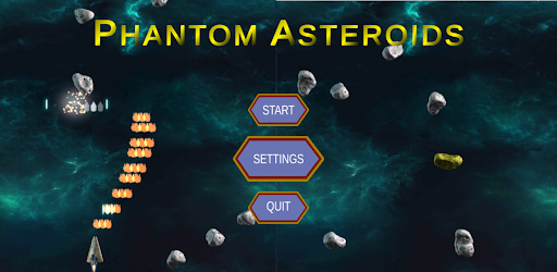 Android application Phantom Asteroids screenshort