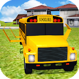 Flying School Bus simulator icon