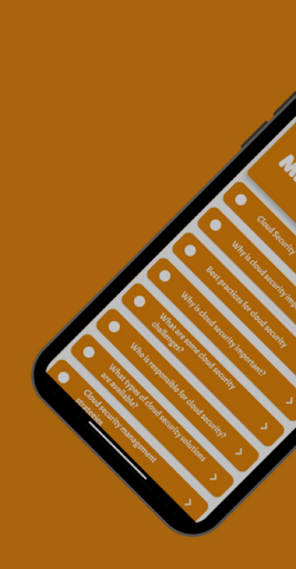 Android application Cloud Security Management screenshort