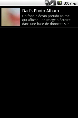 Android application Dad's Photo Album screenshort