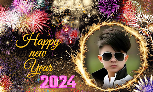 Happy New Year Photo Frame2024
