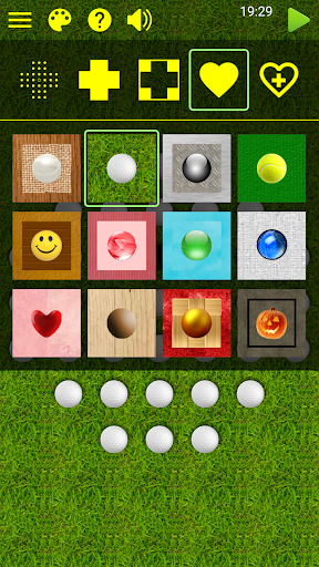Screenshot of Marble Solitaire Puzzle